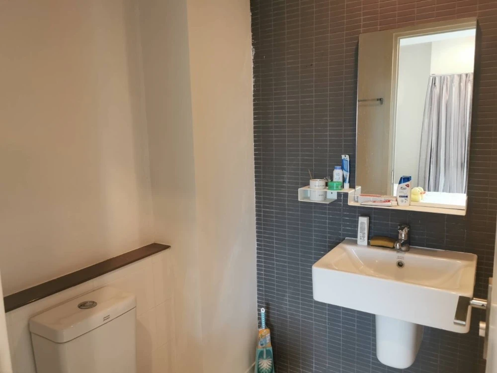 For rent!! Condo The Key Chaengwattana, Room No. 557, 6th floor, full facilities, ready to move in, don't miss it!!