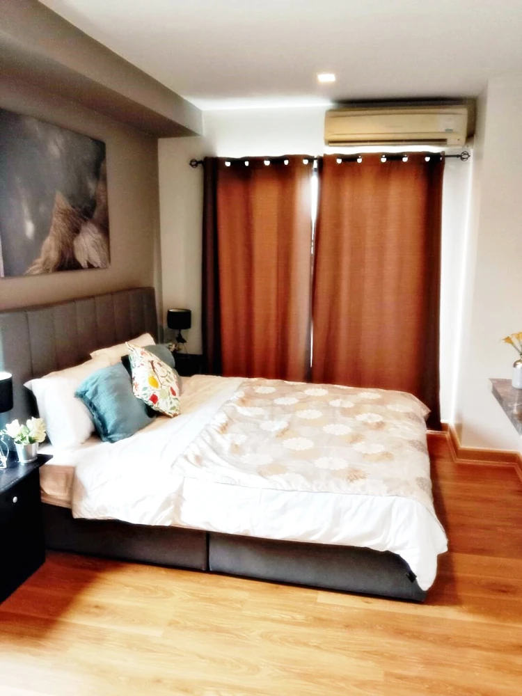 For rent!! Condo The Seed Minggle Sathorn-Suanplu 22nd floor, Mahanakhon building view, everything is complete in one place, don't miss it!!