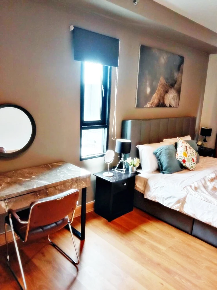 For rent!! Condo The Seed Minggle Sathorn-Suanplu 22nd floor, Mahanakhon building view, everything is complete in one place, don't miss it!!