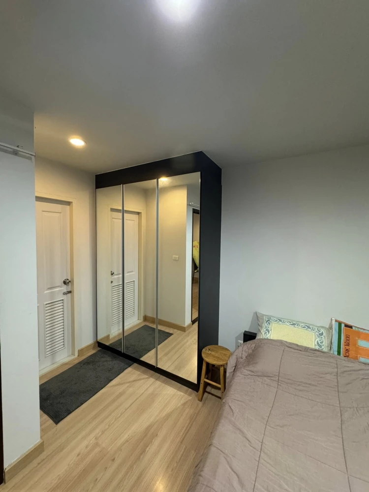 Condo for rent, The Niche Mono Bangna, corner room, good breeze, fully furnished, hurry and book before you miss out+++
