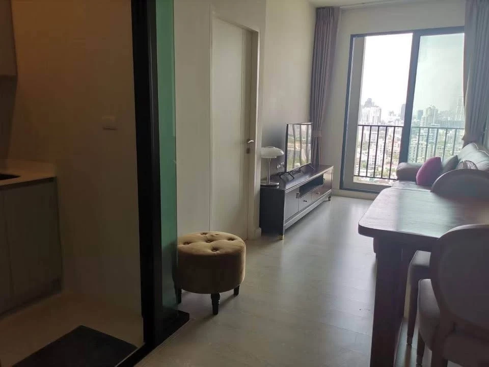 For rent!! Condo The Niche Pride Thonglor-Phetchaburi, 22nd floor, fully furnished and electrical appliances, don't miss it!!