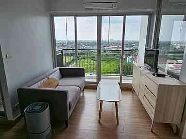 For rent!! Condo The Parkland Srinakarin Lakeside, 16th floor, Building 1, beautiful room, ready to move in, hurry up and book now!!