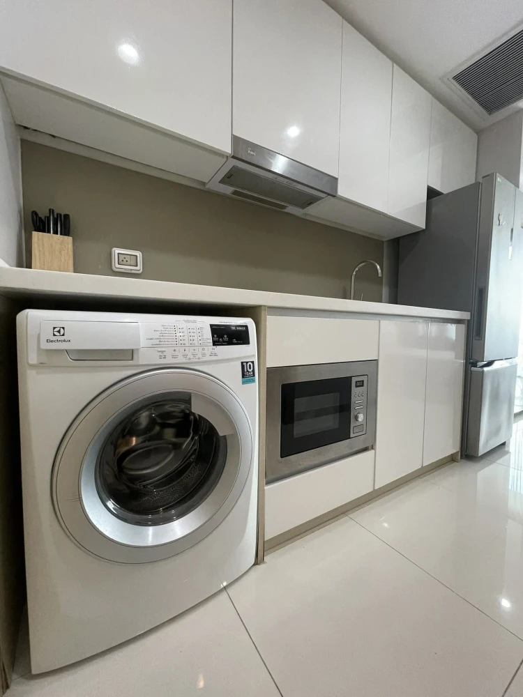 Condo for rent, The Riviera Wongamat Beach (North Pattaya), built-in, high floor, full sea view, reserve quickly.