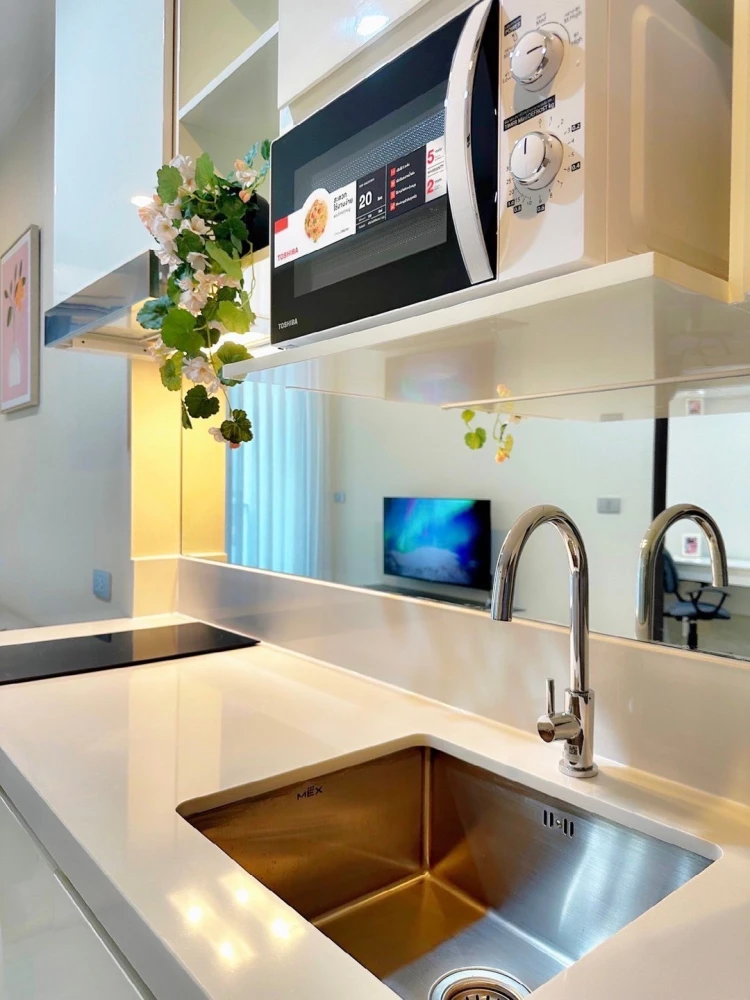 For rent!! Condo The Sky Sukhumvit, 3rd floor, Building E, beautiful room, fully furnished, ready to move in, hurry up and book now!!