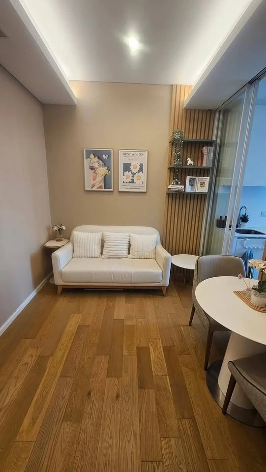 Condo for rent, The Saint Residences, corner room, private, decorated in a minimalist style, this good, don't wait.