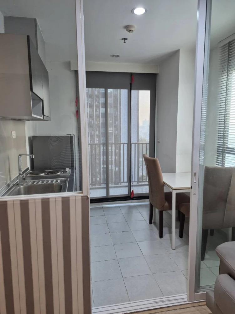 Condo for rent, The Base Rama 9 - Ramkhamhaeng, pool view, corner room, fully furnished, very beautiful room, ready to move in