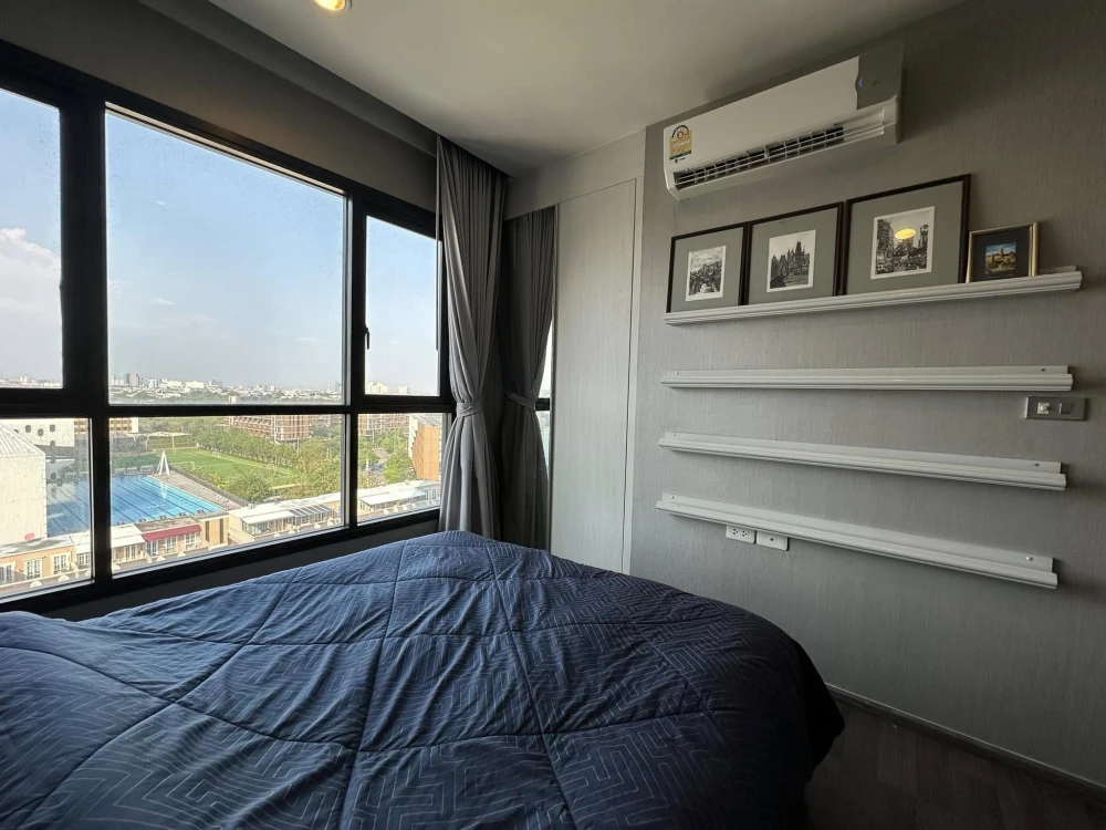 For rent!! Condo The Base Park East, 10th floor, garden square view, beautifully decorated room, ready to move in, don't miss it!!