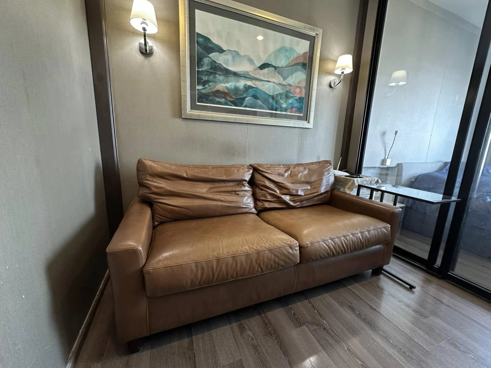 For rent!! Condo The Base Park East, 10th floor, garden square view, beautifully decorated room, ready to move in, don't miss it!!