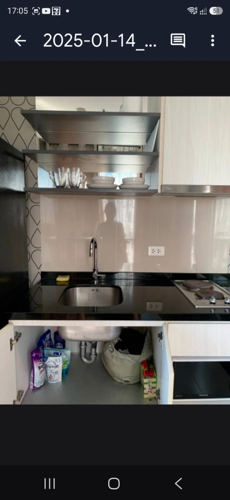 Condo for rent, The Base Park East, 16th floor, ready to move in, near BTS, good location, easy to find food, don't wait!!