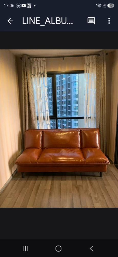Condo for rent, The Base Park East, 16th floor, ready to move in, near BTS, good location, easy to find food, don't wait!!