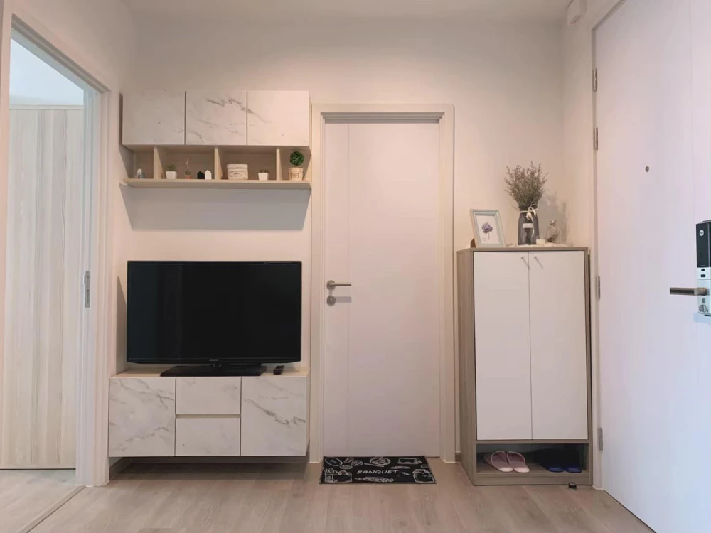 For rent!! Condo The Base Phetkasem 19th floor, corner room, fully furnished, ready to move in immediately, hurry and book now!!