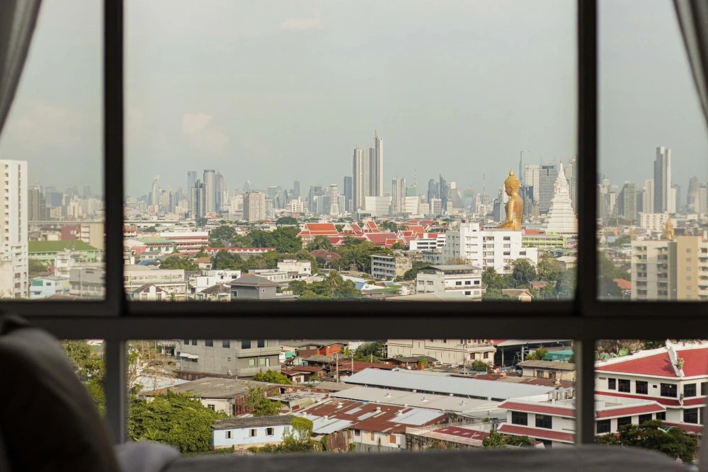 Condo for rent, The President Sathorn-Ratchapruek, wide, city view, ready to watch fireworks from ICONSIAM. If you miss it, you'll regret it.