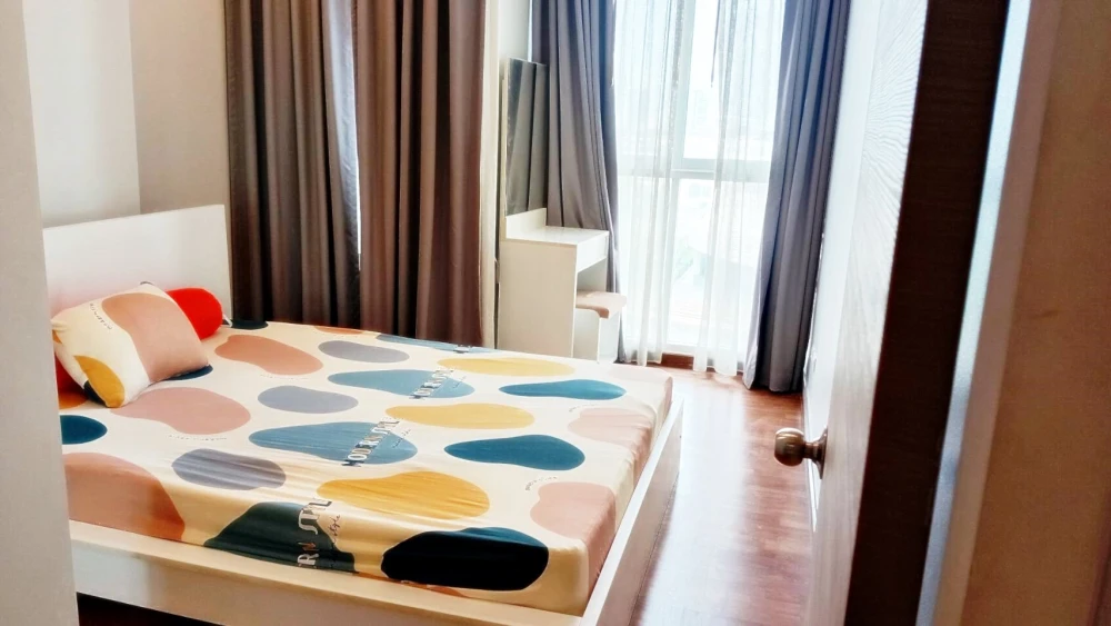 For rent!! Condo The Coast Bangkok Sukhumvit-Bangna, 12th floor, Building A, beautiful room, fully furnished, ready to move in! Reserve now!!