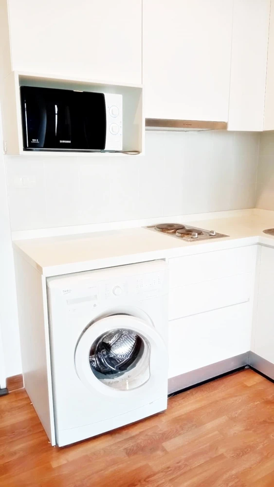 For rent!! Condo The Coast Bangkok Sukhumvit-Bangna, 12th floor, Building A, beautiful room, fully furnished, ready to move in! Reserve now!!