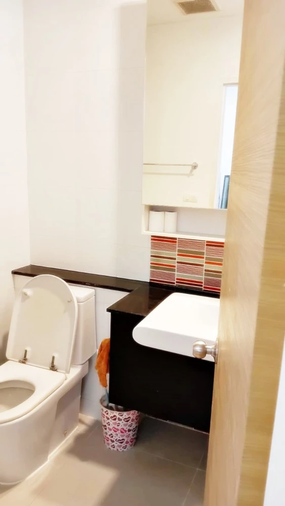 For rent!! Condo The Coast Bangkok Sukhumvit-Bangna, 12th floor, Building A, beautiful room, fully furnished, ready to move in! Reserve now!!