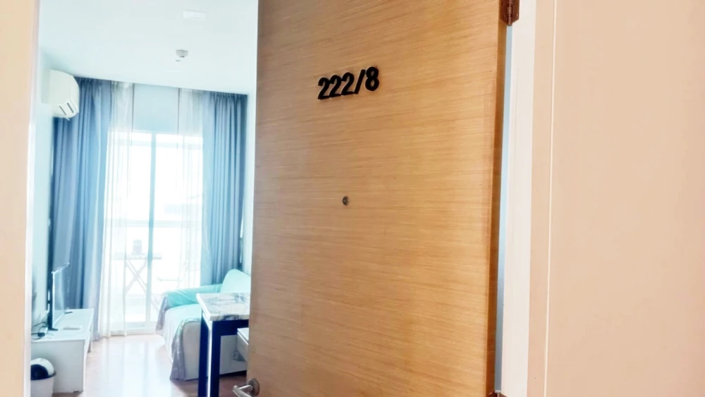 For rent!! Condo The Coast Bangkok Sukhumvit-Bangna, 12th floor, Building A, beautiful room, fully furnished, ready to move in! Reserve now!!