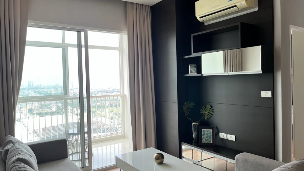 Condo for rent, The Coast Bangkok, Sukhumvit-Bangna, high floor, beautiful room, ready to move in, convenient transportation, don't miss it