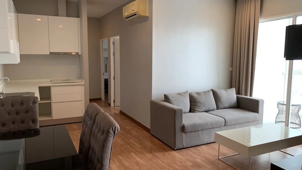 Condo for rent, The Coast Bangkok, Sukhumvit-Bangna, high floor, beautiful room, ready to move in, convenient transportation, don't miss it