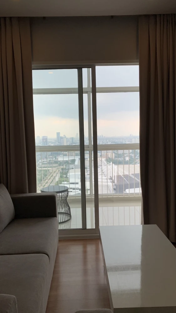 Condo for rent, The Coast Bangkok, Sukhumvit-Bangna, high floor, beautiful room, ready to move in, convenient transportation, don't miss it