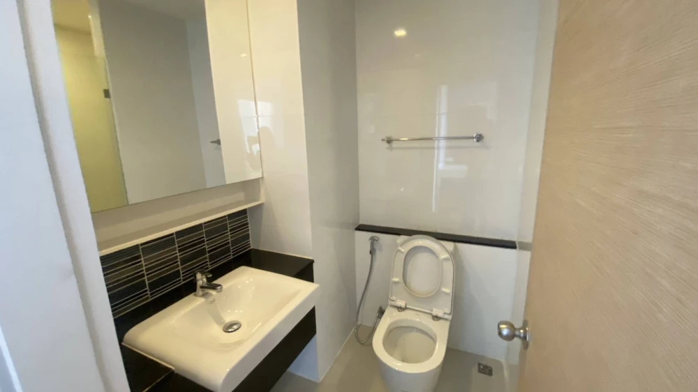 Condo for rent, The Coast Bangkok, Sukhumvit-Bangna, high floor, beautiful room, ready to move in, convenient transportation, don't miss it