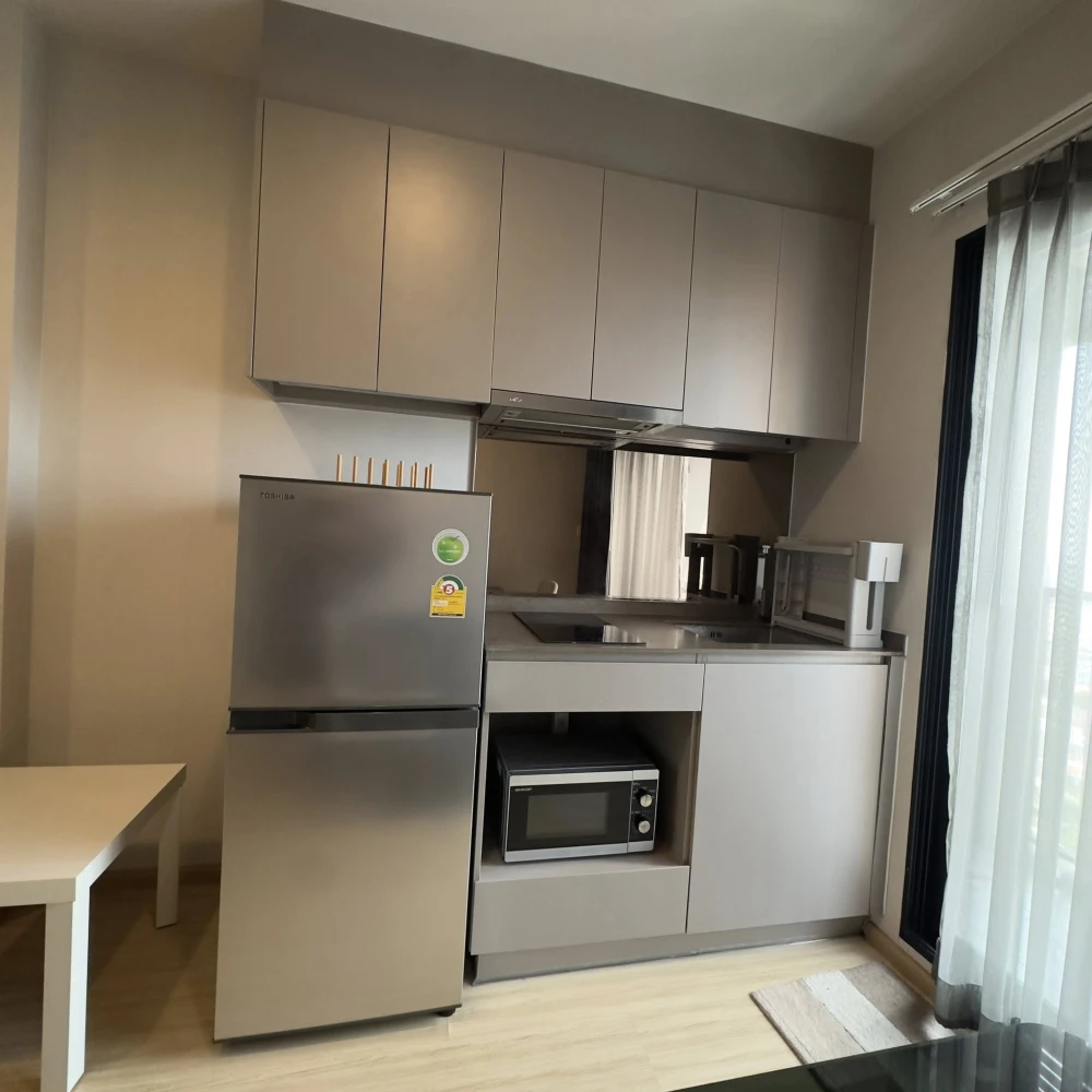 For rent!! Condo The Privacy Tha Phra Interchange, 18th floor, beautiful view, complete furniture and appliances, book now!!
