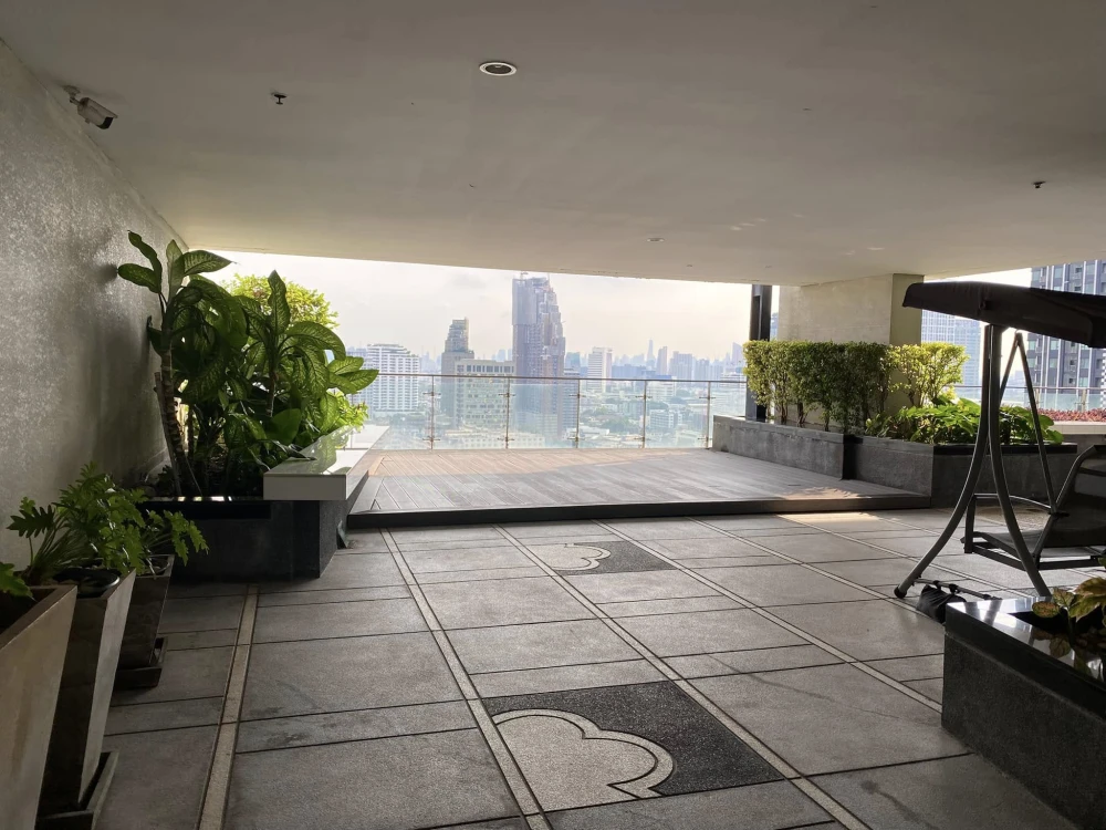 For rent!! Condo The Line Phahon Yothin Park, 19th floor, city view, fully furnished, bring your bags and move in immediately, book now!!