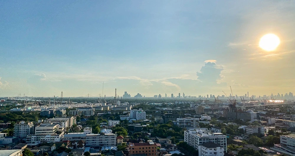 For rent!! Condo The Line Sukhumvit 101, 12th floor, river view, fully furnished, ready to move in, don't miss it!!