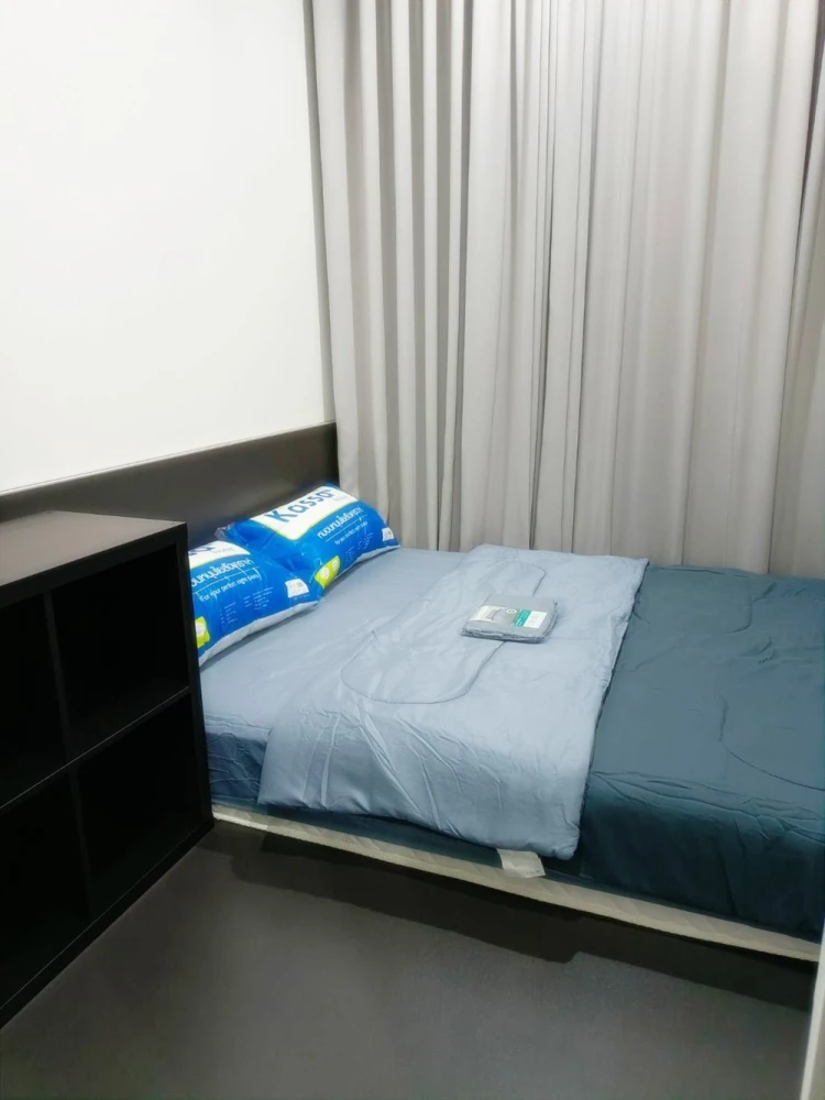 For rent!! Condo The Line Sukhumvit 101, 32nd floor, beautiful river bend view, beautiful room, ready to move in, good price, hurry up and book now!!