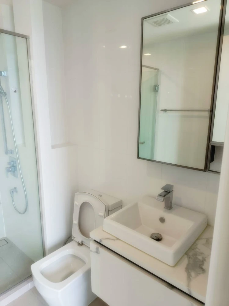 For rent!! Condo The Line Sukhumvit 101, 32nd floor, beautiful river bend view, beautiful room, ready to move in, good price, hurry up and book now!!