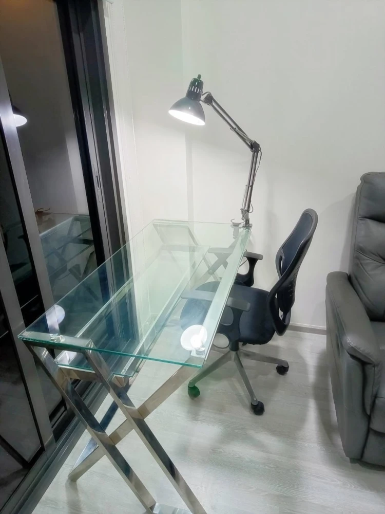 For rent!! Condo The Line Sukhumvit 101, 32nd floor, beautiful river bend view, beautiful room, ready to move in, good price, hurry up and book now!!