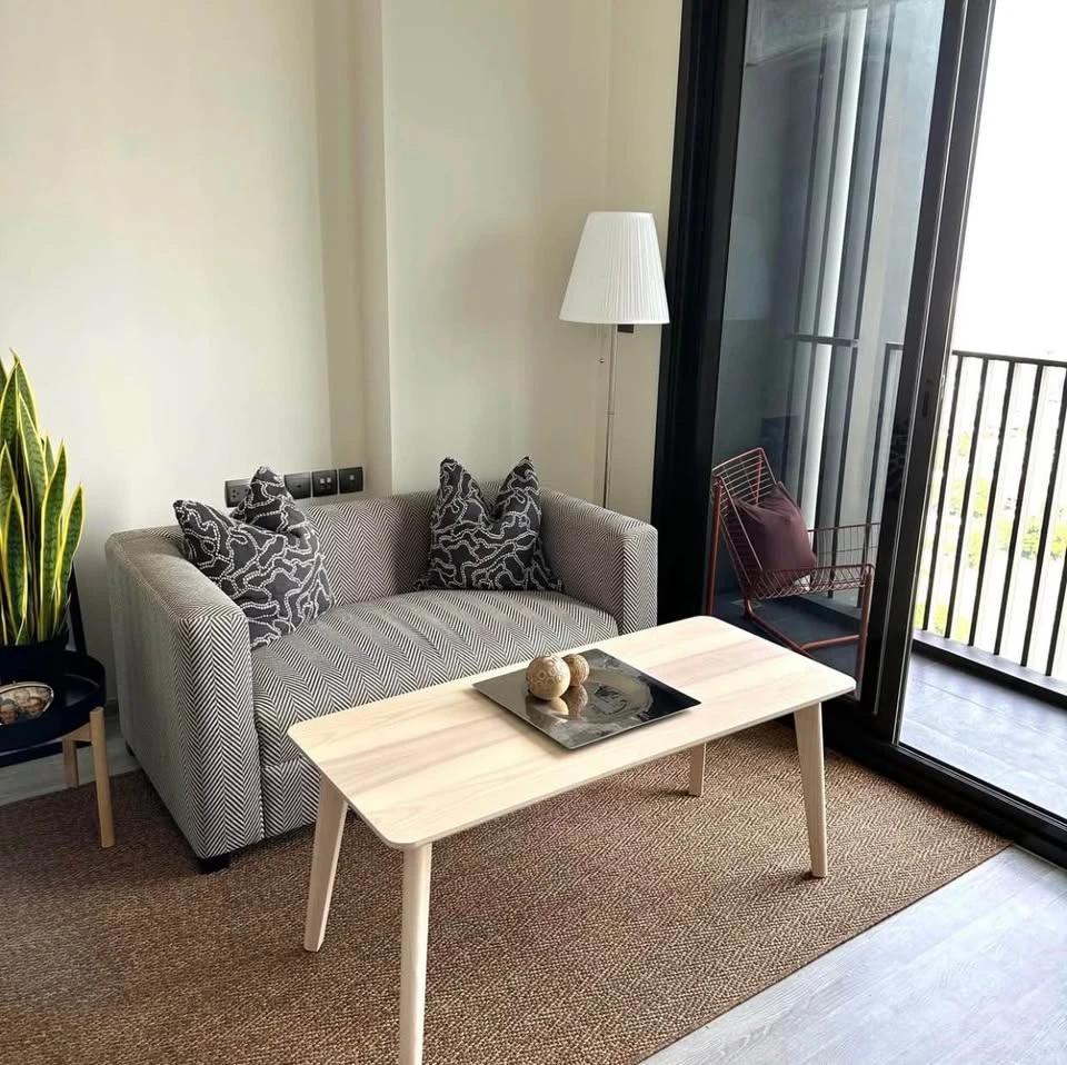 For rent!! Condo The Line Sukhumvit 101, 30th floor, super CHIC condo, LOFT style, high ceiling, beautifully decorated, hurry and book now!!