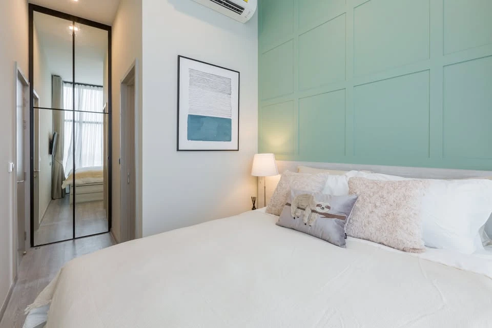 Condo for rent, The Line Sukhumvit 101, complete facilities. Fully furnished and ready to move in. Hurry up to reserve!!