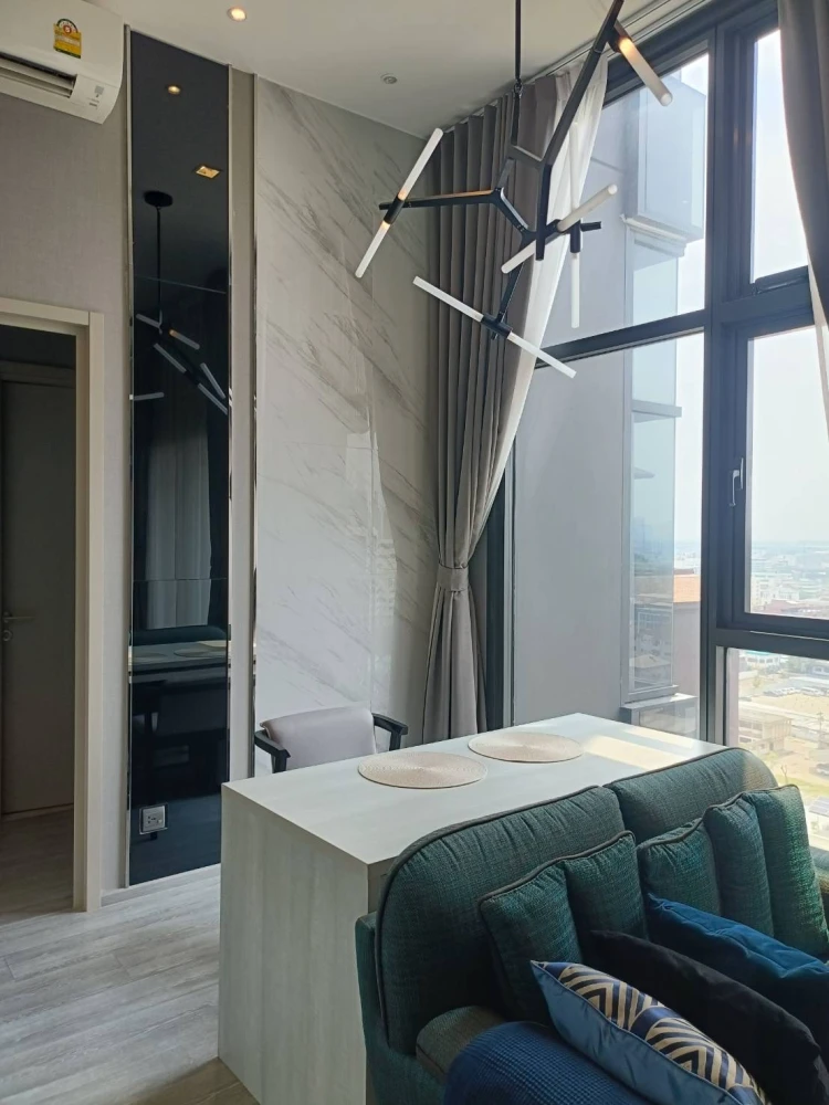Condo for rent, The Line Sukhumvit 101, beautiful room, elegant decoration, next to bts, you must miss it and regret it.