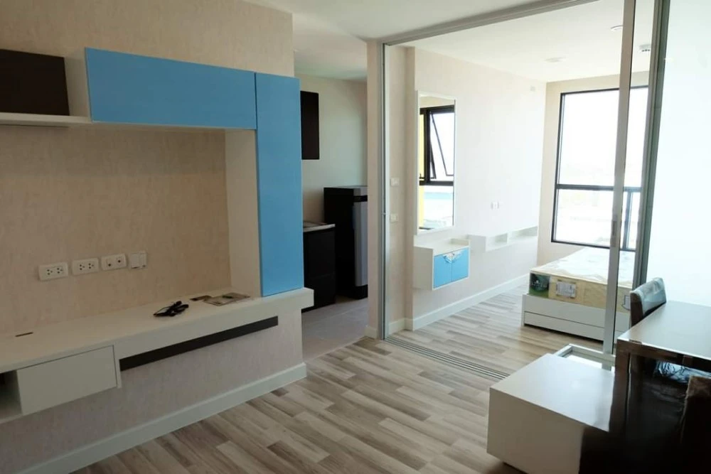 ให้เช่า!! คอนโด เดอะคิวบ์ ประชาอุทิศ ชั้น 6 ตึก A ห้องมุม ห้องสวย ตกแต่งทุกอย่าง พร้อมเข้าอยู่ ห้ามพลาด!!