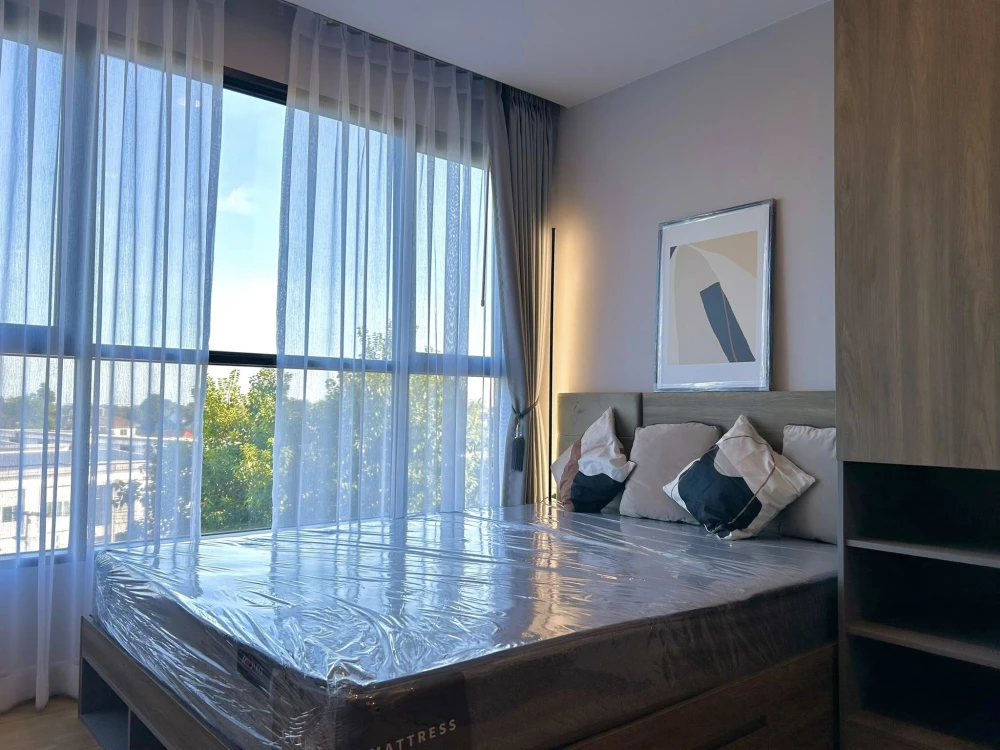 Condo for rent, The Cube Loft Srinakarin - Theparak, well-separated rooms, great price, hurry to reserve.