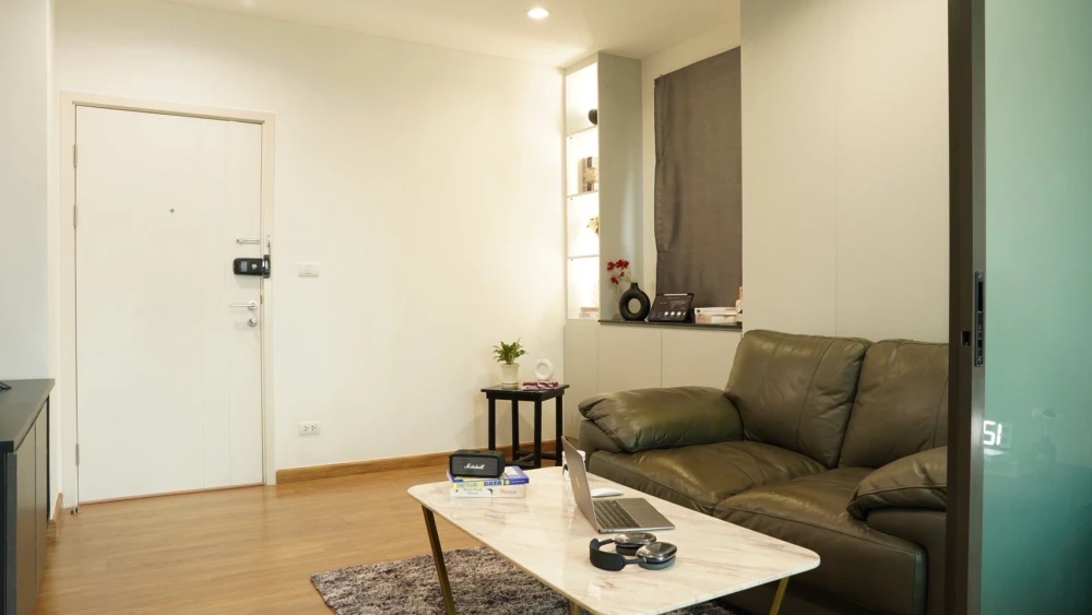 Condo for rent, The Tree Rio Bang O Station, 8th floor (corner unit), fully furnished, ready to move in. Don't miss out!