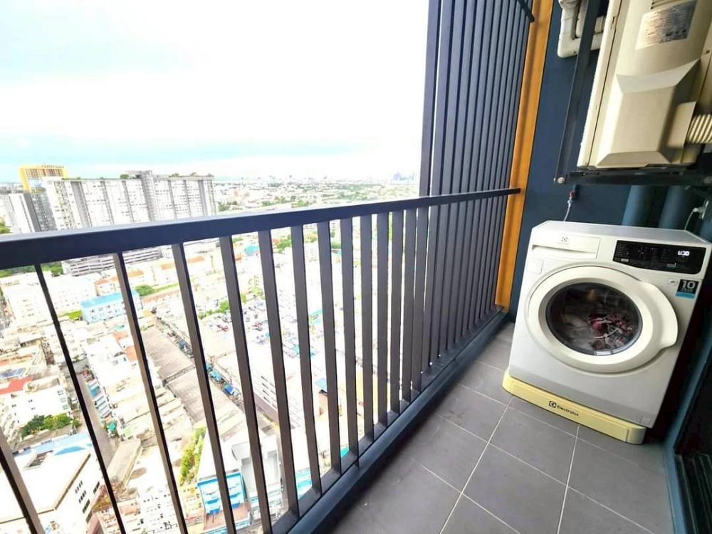 For rent!! Condo The Tree Sukhumvit 71-Ekkamai 26th floor, city view, fully furnished, bring your bags and move in immediately, don't miss it!!