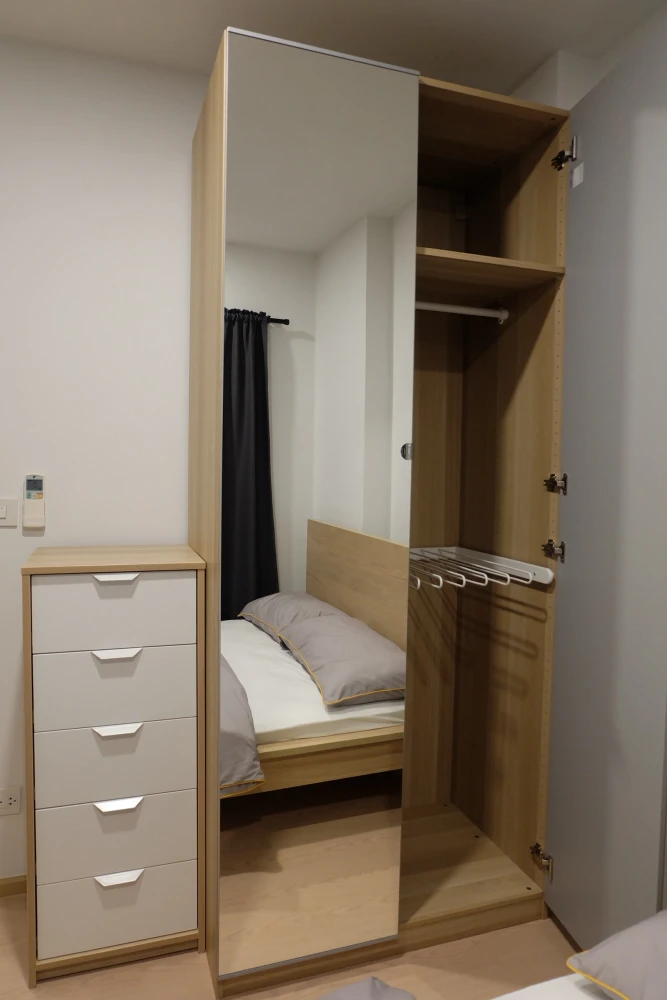 Condo for rent, The Tree Sukhumvit 71-Ekamai, good location, near Airport Link, fully furnished, drag your luggage now !!