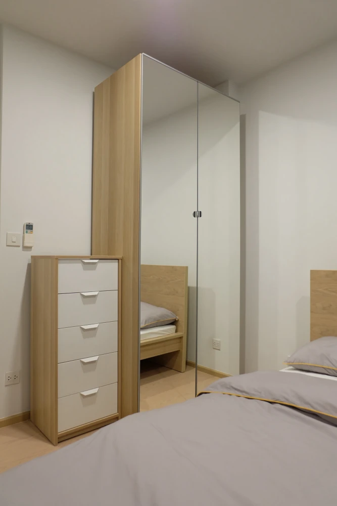 Condo for rent, The Tree Sukhumvit 71-Ekamai, good location, near Airport Link, fully furnished, drag your luggage now !!