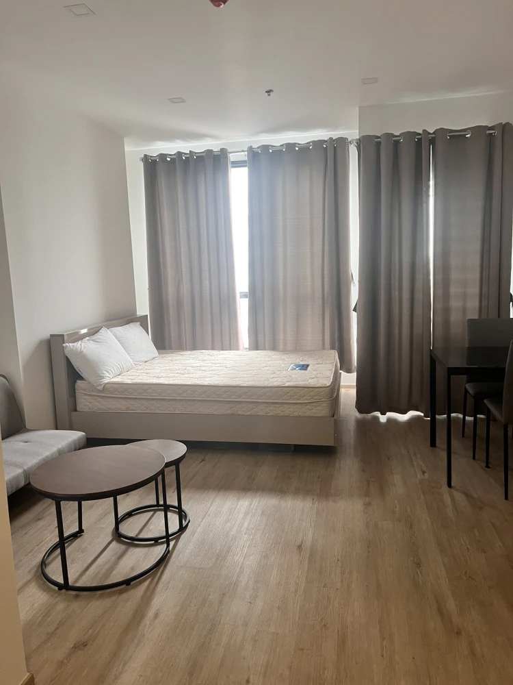 For rent!! Condo The Rich Rama 9-Srinakarin, 10th floor, beautiful room, ready to move in, complete facilities, hurry to book!!