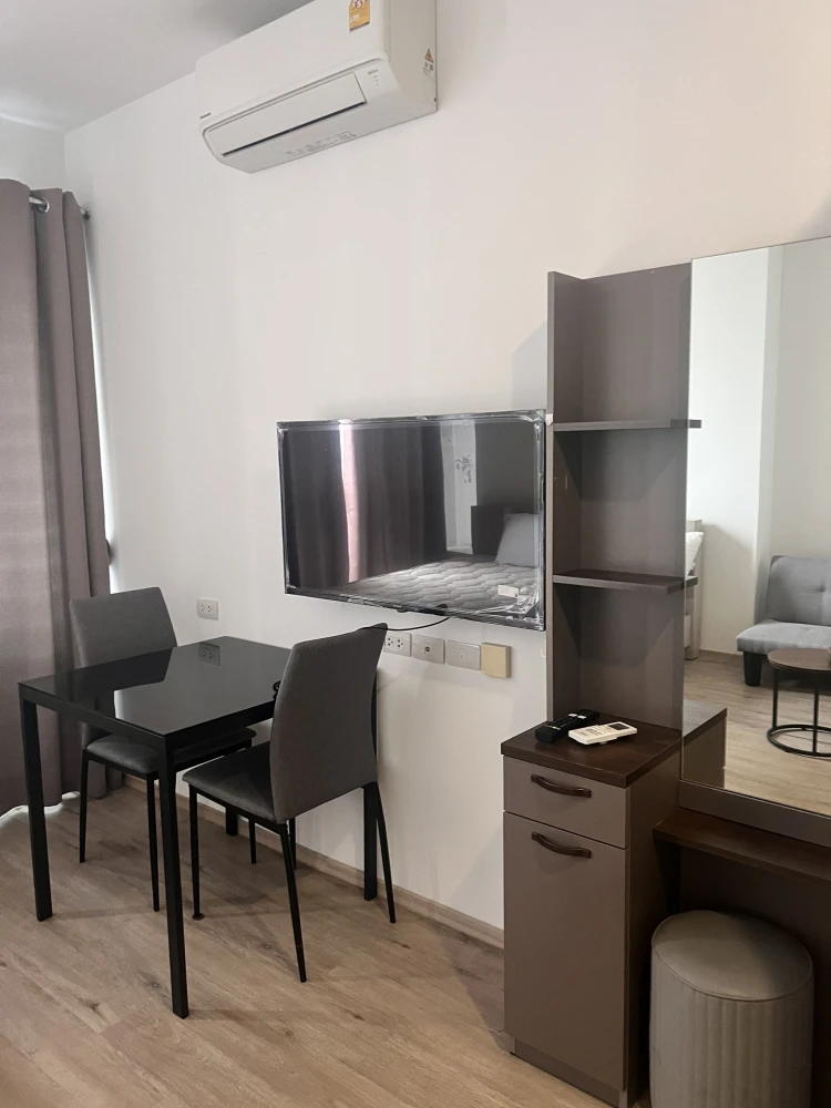 For rent!! Condo The Rich Rama 9-Srinakarin, 10th floor, beautiful room, ready to move in, complete facilities, hurry to book!!