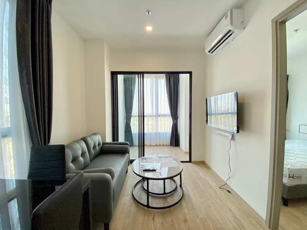 For rent!! Condo The Rich Rama 9-Srinakarin, 15th floor, Building B, beautiful room, fully furnished, ready to move in, book now!!