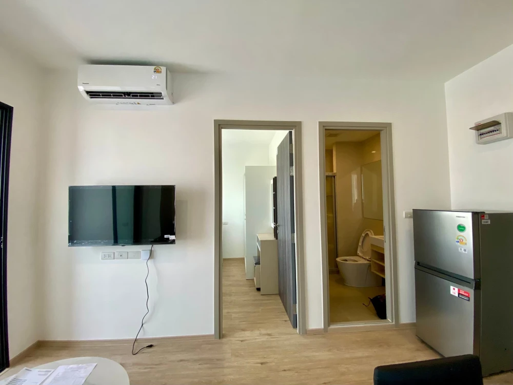 For rent!! Condo The Rich Rama 9-Srinakarin, 15th floor, Building B, beautiful room, fully furnished, ready to move in, book now!!