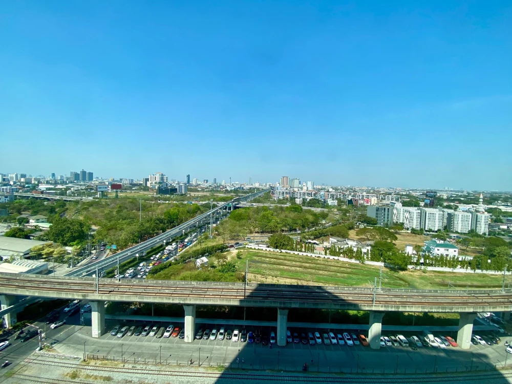 For rent!! Condo The Rich Rama 9-Srinakarin, 15th floor, Building B, beautiful room, fully furnished, ready to move in, book now!!