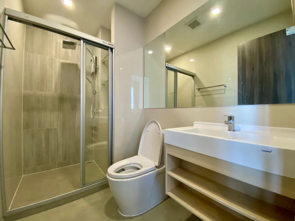 For rent!! Condo The Rich Rama 9-Srinakarin, 15th floor, Building B, beautiful room, fully furnished, ready to move in, book now!!