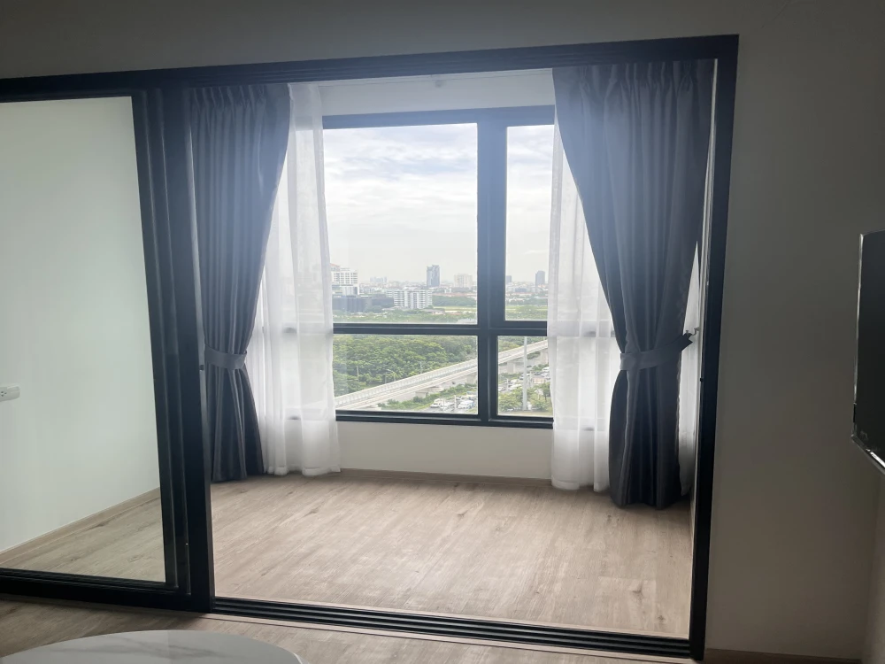 For rent!! Condo The Rich Rama 9-Srinakarin, 15th floor, Building B, beautiful room, fully furnished, ready to move in, book now!!