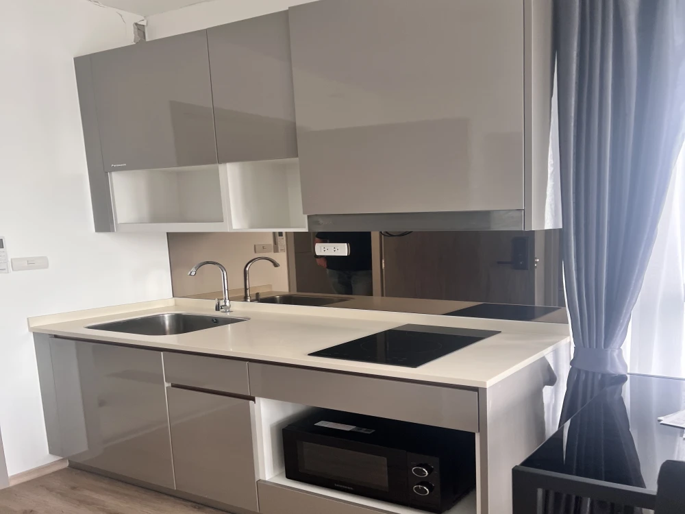 For rent!! Condo The Rich Rama 9-Srinakarin, 15th floor, Building B, beautiful room, fully furnished, ready to move in, book now!!