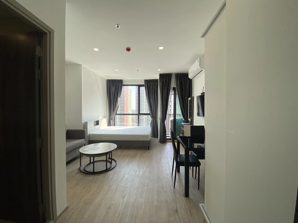 For rent!! Condo The Rich Rama 9-Srinakarin, 16th floor, beautiful room, good location, ready to move in, hurry up and book now!!