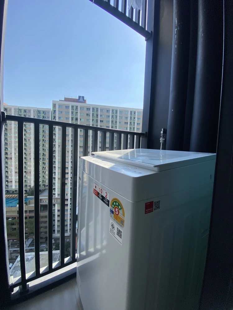 For rent!! Condo The Rich Rama 9-Srinakarin, 16th floor, beautiful room, good location, ready to move in, hurry up and book now!!
