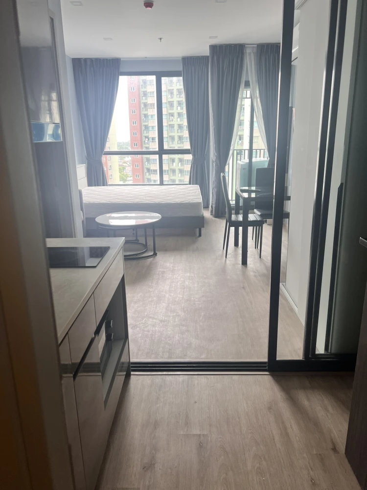 For rent!! Condo The Rich Rama 9-Srinakarin, 16th floor, beautiful room, good location, ready to move in, hurry up and book now!!